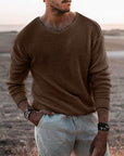 Sullivan | Textured V-Neck Sweater