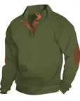Garrett | Textured Standing-Collar Pullover