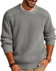 Franklin | Ribbed Round-Neck Sweater