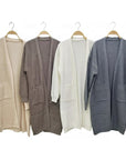 Genevieve | Longline Open-Front Cardigan