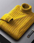 Rhys | Cable Knit Turtleneck Sweater