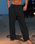 Tristan | Classic Plain Wide Trousers