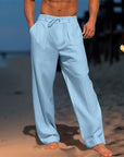 Tristan | Classic Plain Wide Trousers