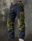 Silas | Rugged Two-Tone Cargo Pants