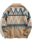 Marcus | Patterned Button-Up Cardigan
