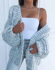 Cecily | Chunky Knit Cardigan