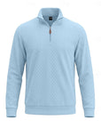 Nash | Textured Quarter-Zip Pullover