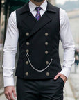 Edmund | Double-Breasted Tailored Waistcoat