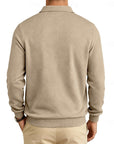 Reginald | Textured Quarter-Zip Pullover
