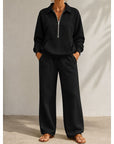Naomi | Relaxed Half-Zip Two-Piece Set