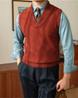 Alden | Shawl-Collar Knit Sweater Vest