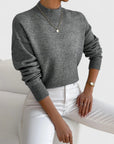 Wren | Elegant Mock-Neck Sweater
