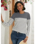 Constance | Striped Long Sleeve Top