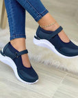 Estella | Cushioned Strap Sneakers