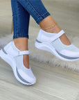 Estella | Cushioned Strap Sneakers