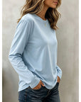 Rachel | Classic Long Sleeve Crew Neck Top