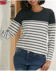 Constance | Striped Long Sleeve Top