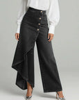 Margaret | Elegant High Waisted Wide-leg Pants