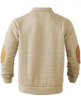 Garrett | Textured Standing-Collar Pullover