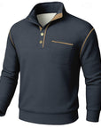 Conrad | Textured Half-Button Pullover