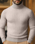 Rupert | Cable Knit Turtleneck Sweater