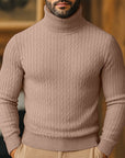 Rupert | Cable Knit Turtleneck Sweater