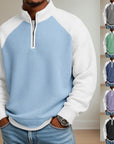 Lincoln | Textured Quarter-Zip Pullover