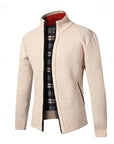 Gregory | Stand-Collar Zip Cardigan