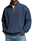Harlan | Ribbed Quarter-Zip Pullover