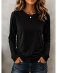 Rachel | Classic Long Sleeve Crew Neck Top