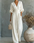 Genevieve | Elegant Wide-Leg Jumpsuit