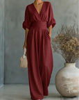 Genevieve | Elegant Wide-Leg Jumpsuit