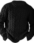 Ellis | Cable Knit Crew Neck Sweater