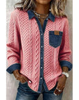 Colette | Textured Contrast Shirt