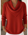 Heather | Elegant Cowl-Neck Sweater