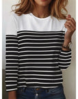 Constance | Striped Long Sleeve Top