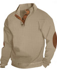 Garrett | Textured Standing-Collar Pullover