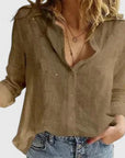 Rosanne | Relaxed Button-Up Blouse