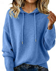 Delphine | Relaxed Hooded Knit Sweater
