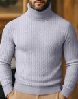 Rupert | Cable Knit Turtleneck Sweater