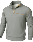 Conrad | Textured Half-Button Pullover