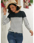 Constance | Striped Long Sleeve Top