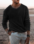 Sullivan | Textured V-Neck Sweater