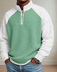 Lincoln | Textured Quarter-Zip Pullover