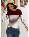 Constance | Striped Long Sleeve Top