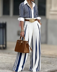 Rosemary | Striped Two-Piece Set