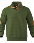 Garrett | Textured Standing-Collar Pullover
