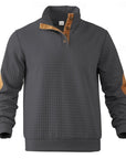 Garrett | Textured Standing-Collar Pullover