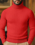Rupert | Cable Knit Turtleneck Sweater