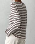 Winifred | Relaxed-Fit Striped Long Sleeve Top